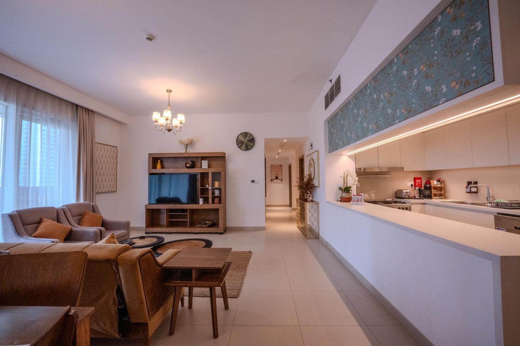 3Br Haven With Burj Views By Magnoliasvhr Aparthotel Dubai Exteriör bild