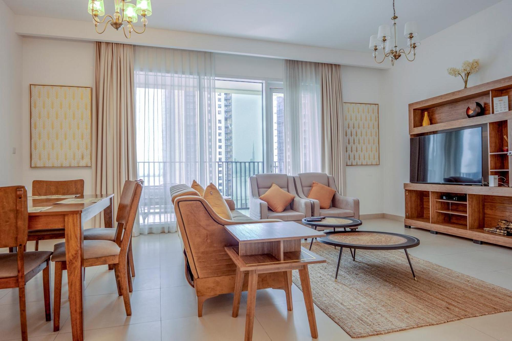 3Br Haven With Burj Views By Magnoliasvhr Aparthotel Dubai Exteriör bild
